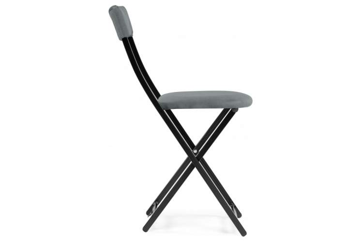 Стул на металлокаркасе Elevis темно-серый / черный-3