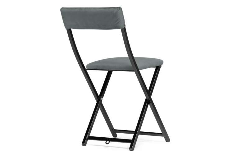 Стул на металлокаркасе Elevis темно-серый / черный-4