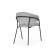Стул на металлокаркасе Лукас светло-серый / черный
