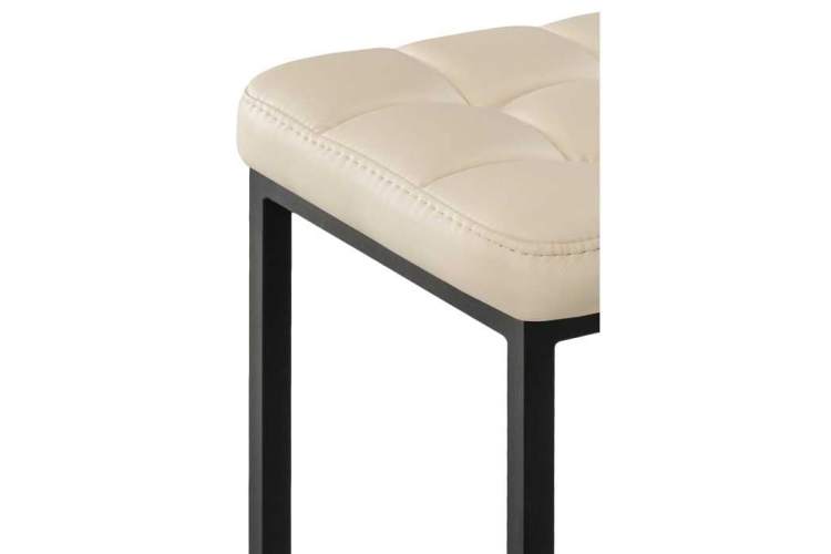 Табурет Байя кожзам d1 / черный матовый-3