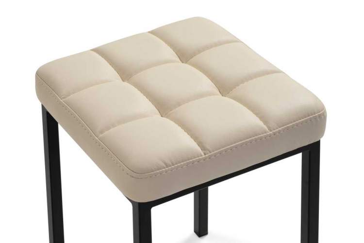 Табурет Байя кожзам d1 / черный матовый-2