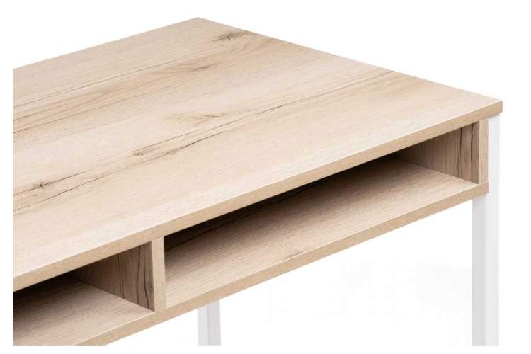 Офисная мебель Леон Лофт дуб делано светлый / белый матовый-3