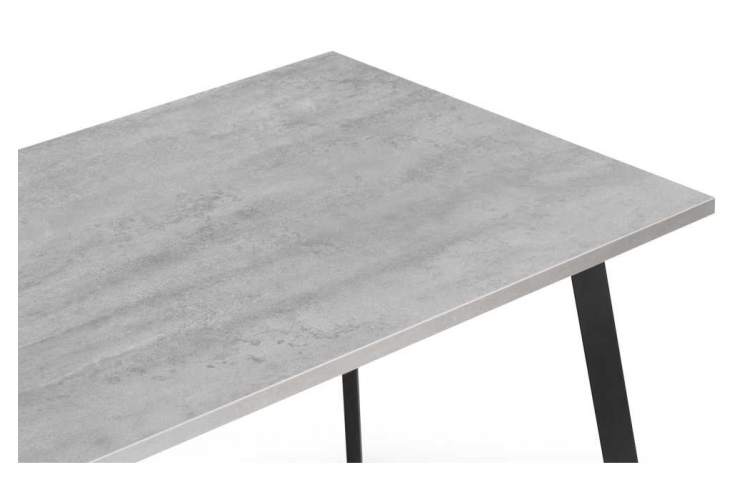 Стол деревянный Тринити Лофт 120х80х75 25 мм бетон / черный матовый-3