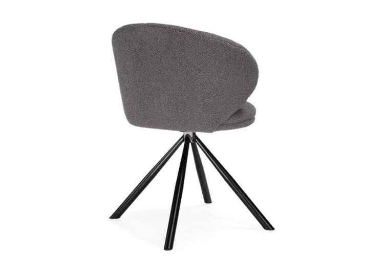 Стул на металлокаркасе Solomon крутящийся gray / black-4