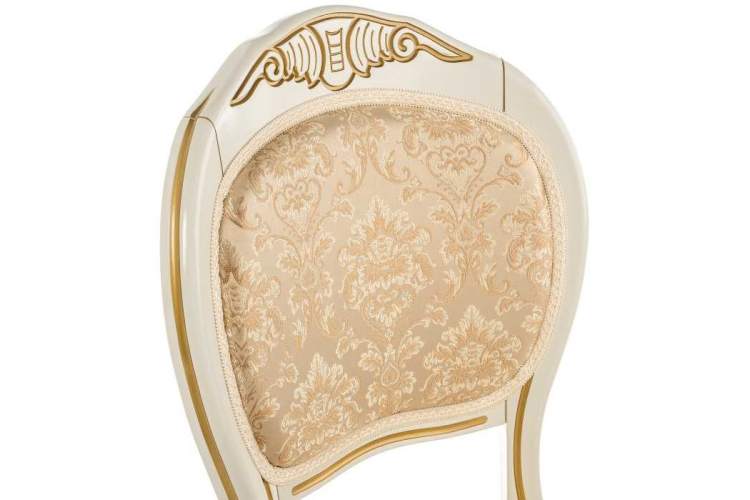 Стул деревянный Лауро патина золото / бежевый-2