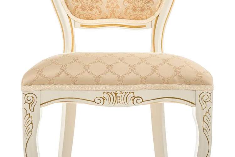 Стул деревянный Лауро патина золото / бежевый-3
