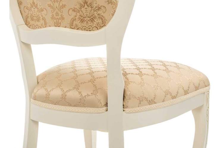 Стул деревянный Лауро патина золото / бежевый-5