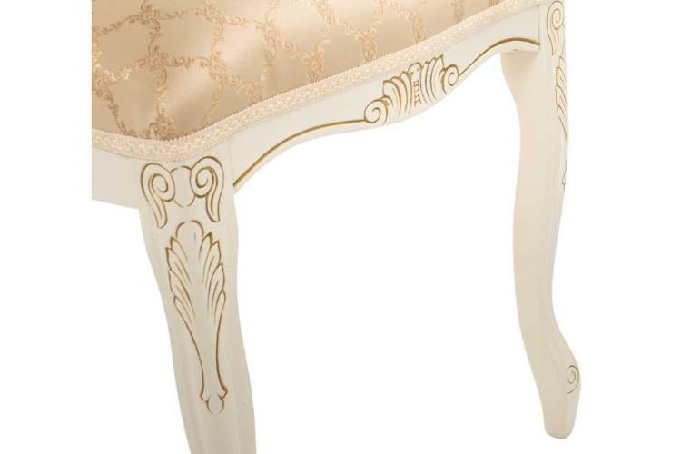 Стул деревянный Лауро патина золото / бежевый-6