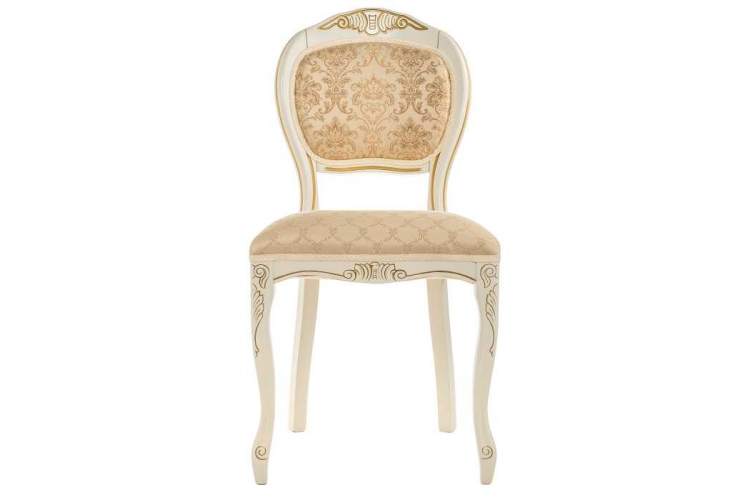 Стул деревянный Лауро патина золото / бежевый-7