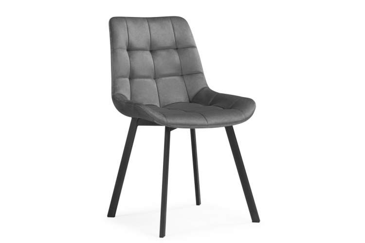 Стул на металлокаркасе Челси 360 светло-серый (ZD 960) / черный-2