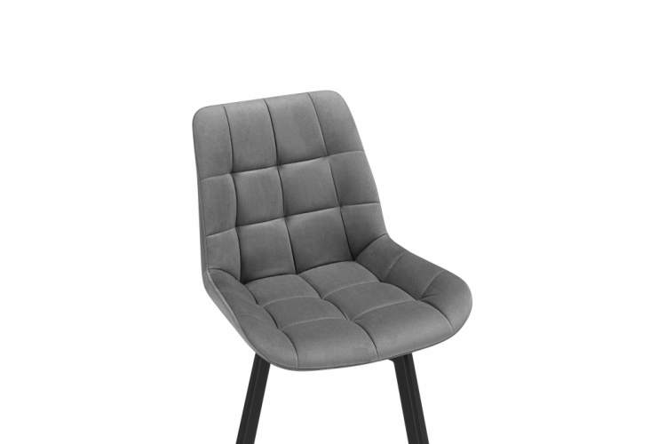 Стул на металлокаркасе Челси 360 светло-серый (ZD 960) / черный-6