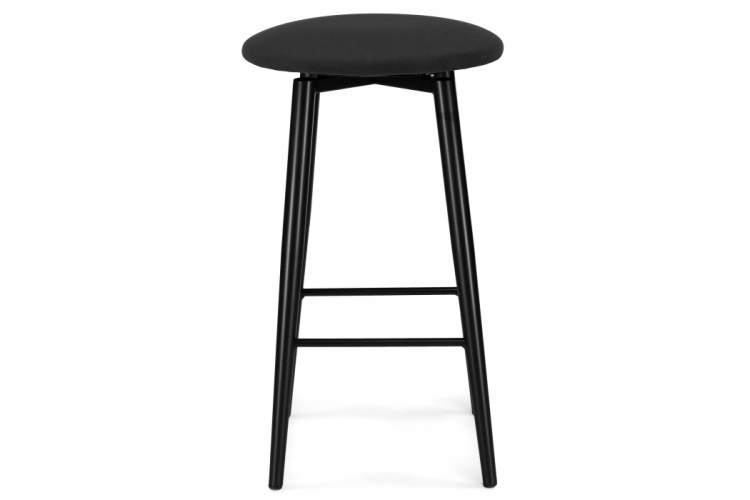 Барный стул Гангток крутящийся черный / черный матовый-3