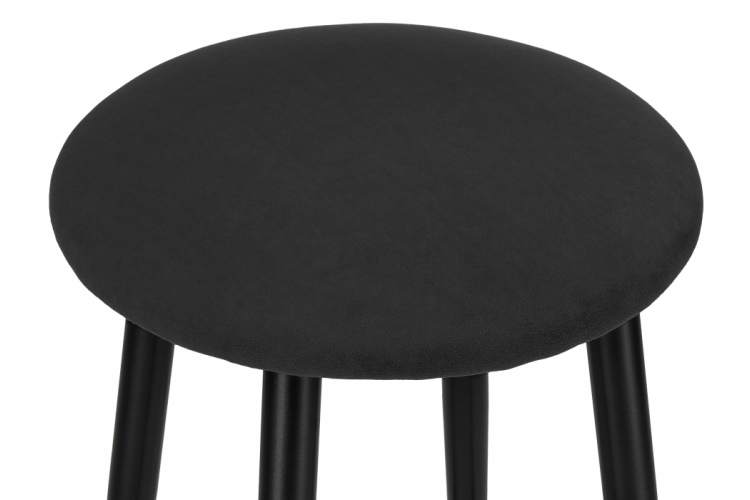 Барный стул Гангток крутящийся черный / черный матовый-4