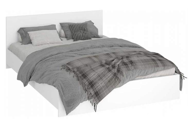 Адайн КР-140 140х200 белое дерево / белое дерево Кровать