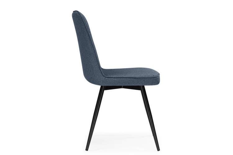 Стул на металлокаркасе Texas 3 поворотный синий / черный-6