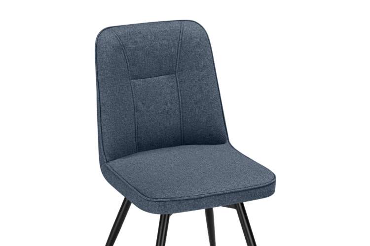 Стул на металлокаркасе Texas 3 поворотный синий / черный-9