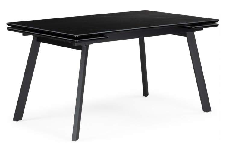 Керамический стол Норман 120(180)х80 shakespeare black / черный