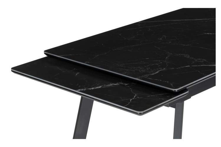 Керамический стол Норман 120(180)х80 shakespeare black / черный-10