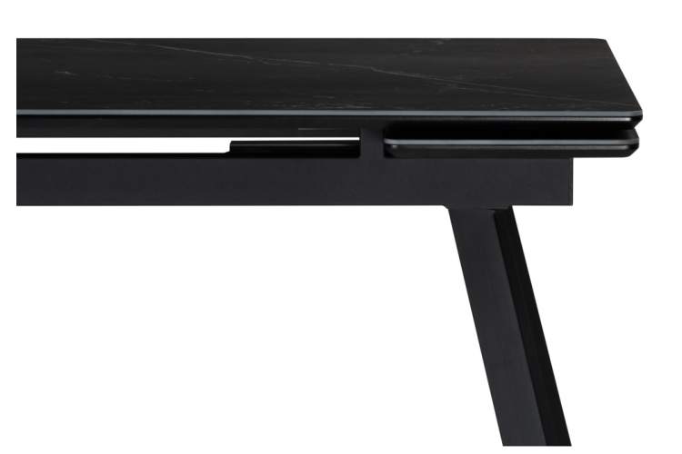 Керамический стол Норман 120(180)х80 shakespeare black / черный-11