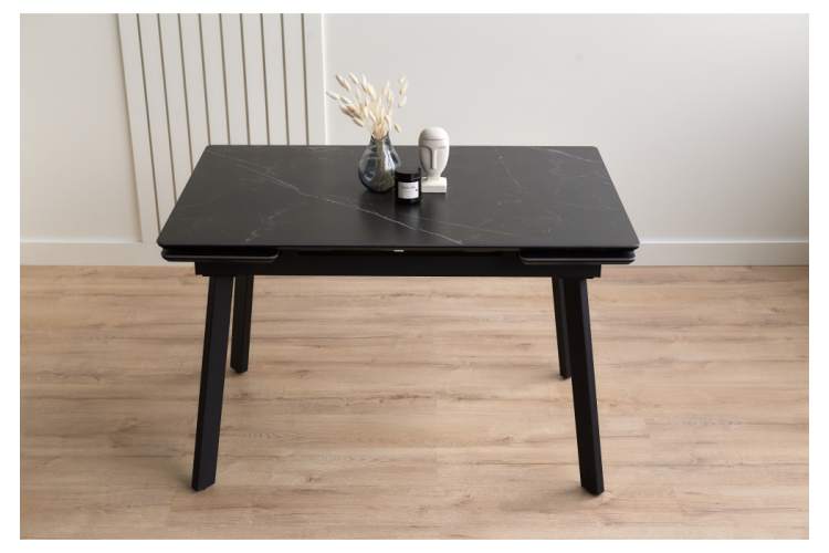 Керамический стол Норман 120(180)х80 shakespeare black / черный-13