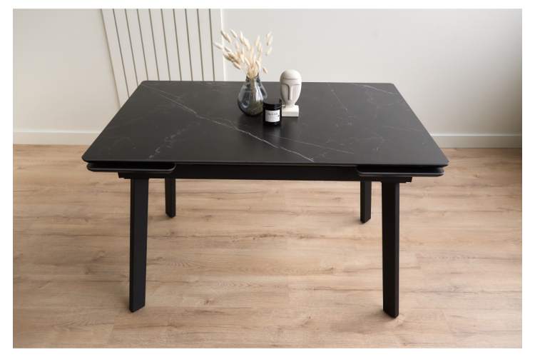 Керамический стол Норман 120(180)х80 shakespeare black / черный-14