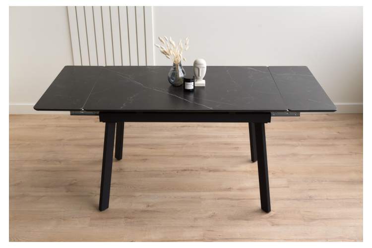 Керамический стол Норман 120(180)х80 shakespeare black / черный-15