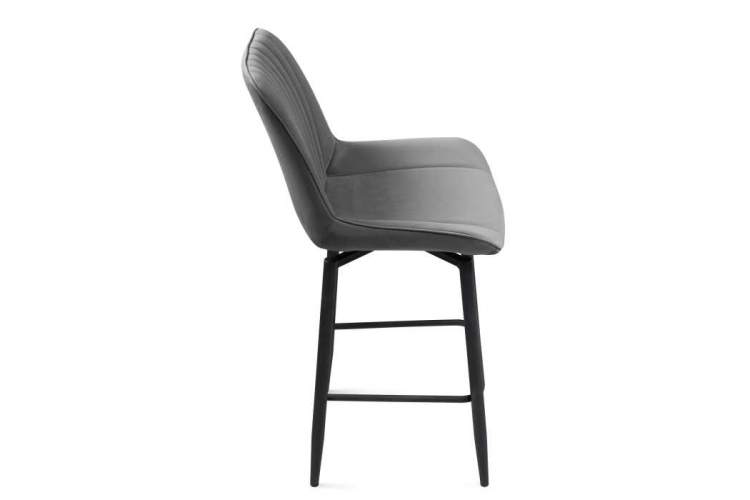 Седа К крутящийся темно-серый / черный Барный стул-3