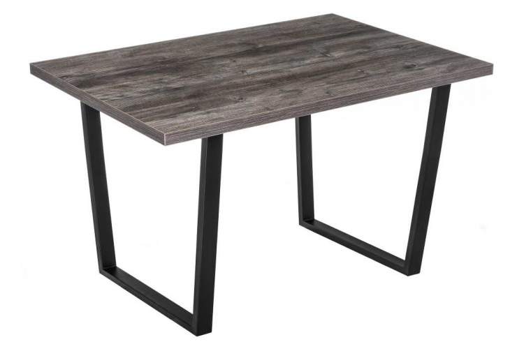 Стол деревянный Эльпатия 110 дуб рошелье / черный матовый