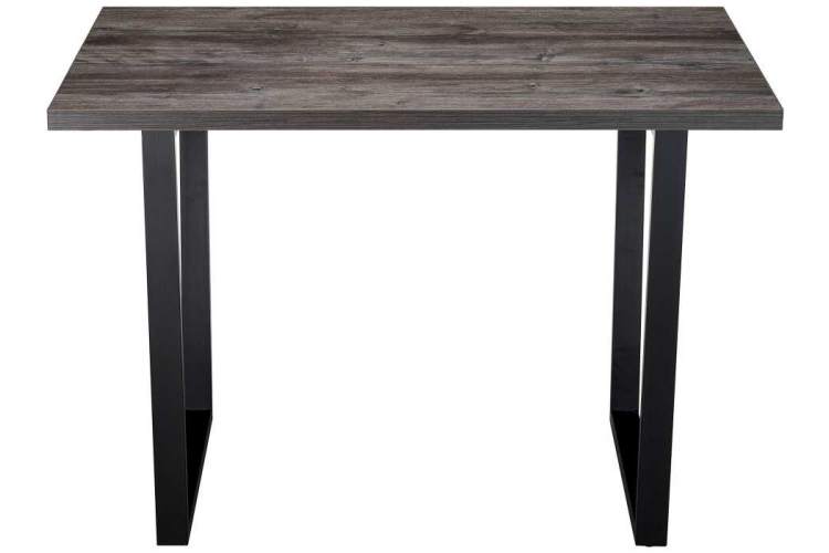 Стол деревянный Эльпатия 110 дуб рошелье / черный матовый-1