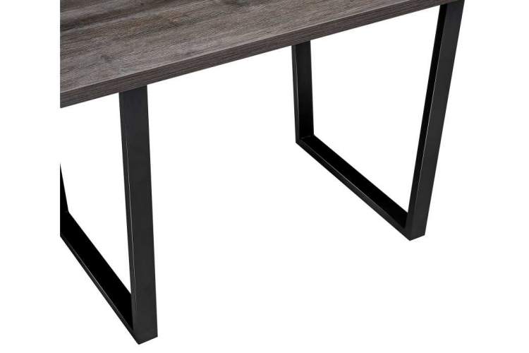 Стол деревянный Эльпатия 110 дуб рошелье / черный матовый-5