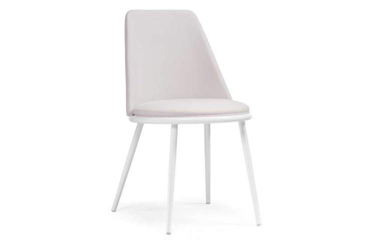 Стул на металлокаркасе Алдис катания вайт / белый матовый