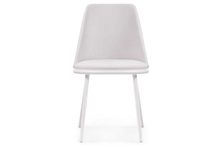 Стул на металлокаркасе Алдис катания вайт / белый матовый-1