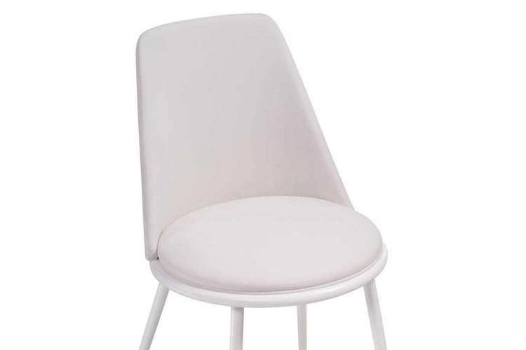 Стул на металлокаркасе Алдис катания вайт / белый матовый-4