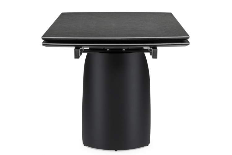 Керамический стол Готланд 180(240)х90х79 ink gray / черный-4