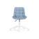 Офисное кресло Честер голубой / белый