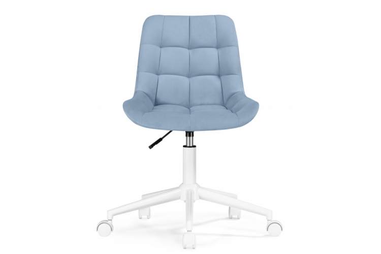 Офисное кресло Честер голубой / белый-4