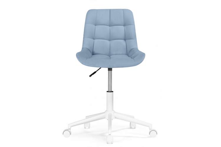 Офисное кресло Честер голубой / белый-5