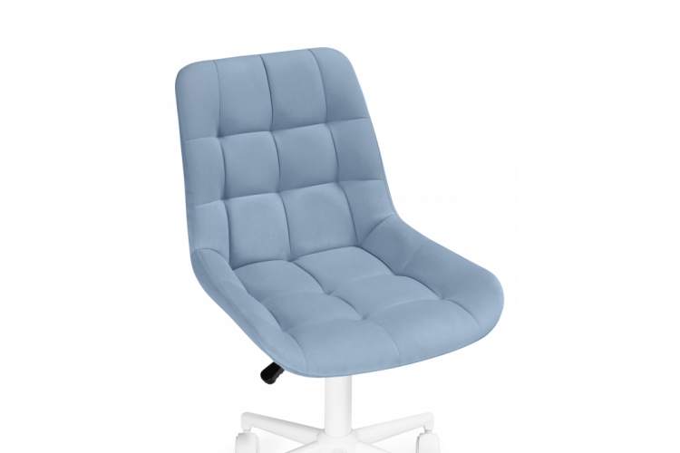 Офисное кресло Честер голубой / белый-8