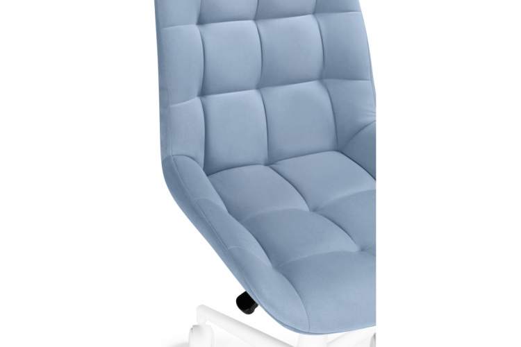 Офисное кресло Честер голубой / белый-9