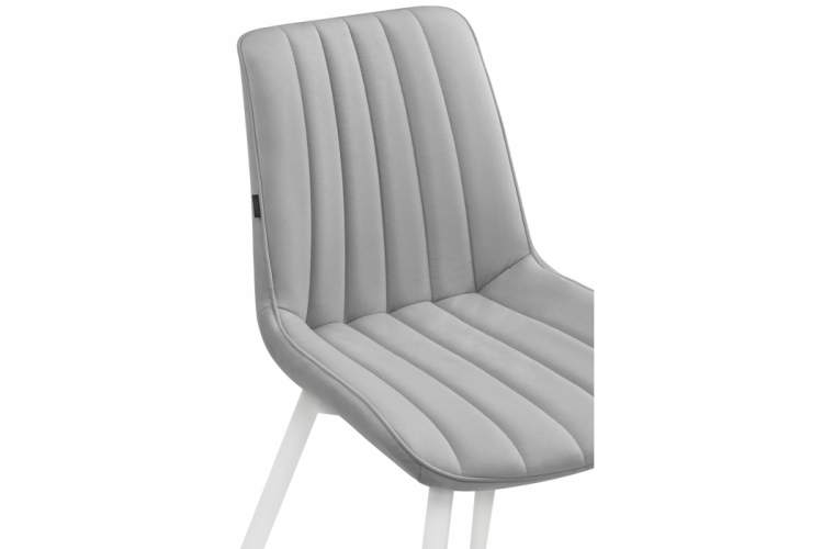 Стул на металлокаркасе Бриджеш velutto 52 / белый-4