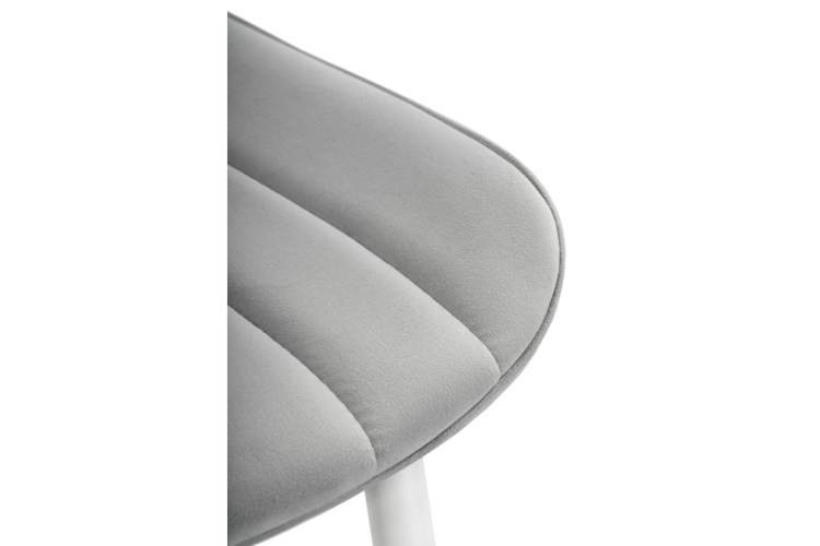 Стул на металлокаркасе Бриджеш velutto 52 / белый-5