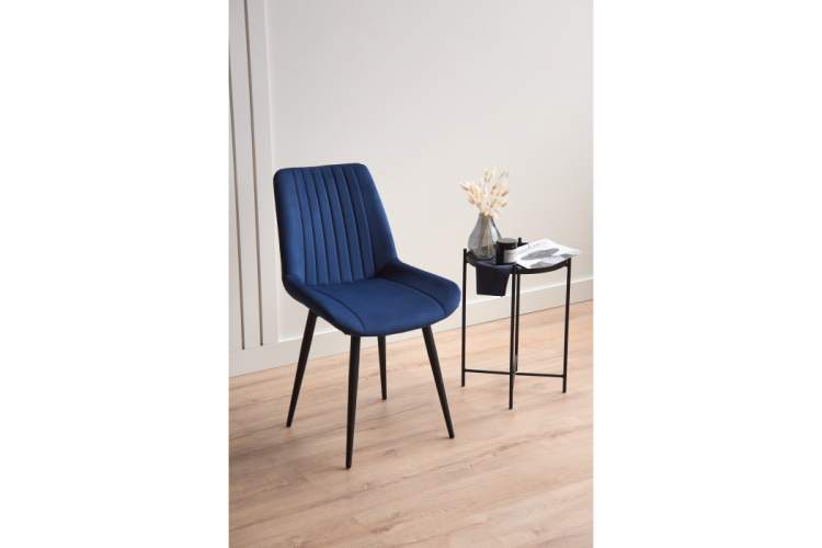 Стул на металлокаркасе Седа 360 синий (zd 798) / черный np-1