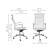 Офисное кресло Reus белая сетка / хром