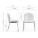 Стул на металлокаркасе Kalipso 1 white / black