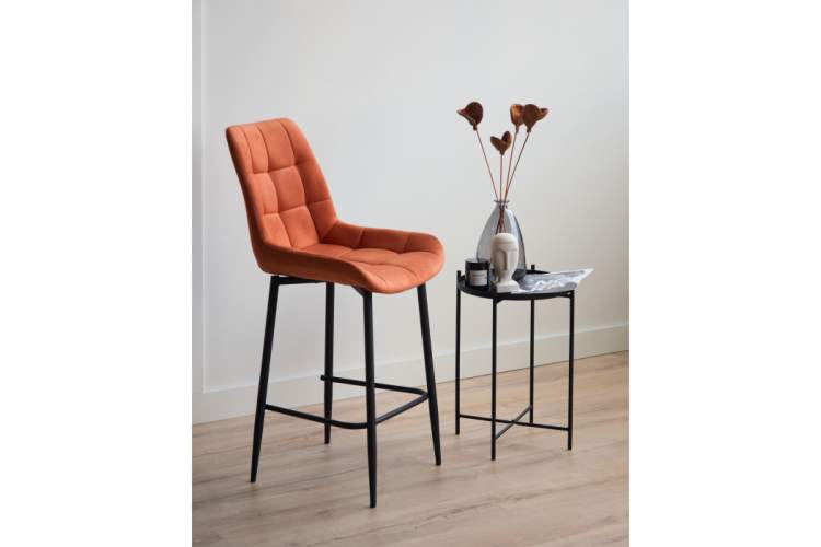 Барный стул Челси терракотовый (zd 432) / черный-1