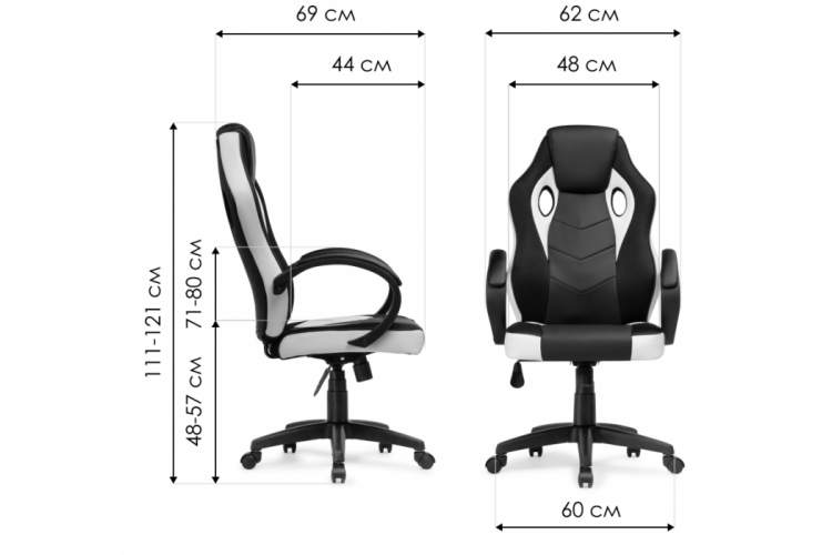 Офисное кресло Kard black / red-1