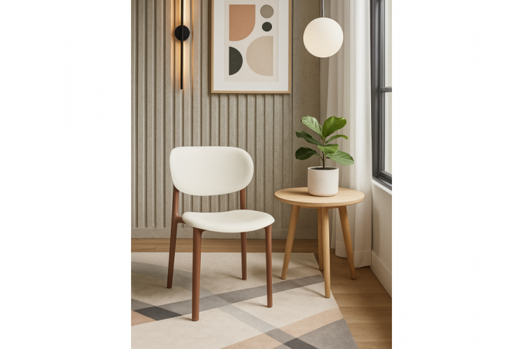 Пластиковый стул Mokka brown / milky-3