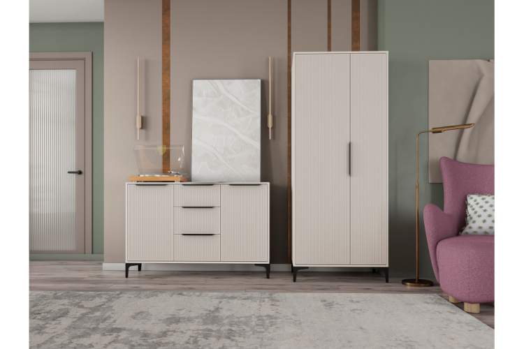 Готовая гостиная Иадама кашемир / кашемир комплектация 3