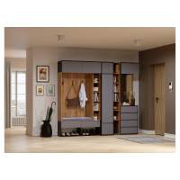 Прихожая Роут венге / графит софт комплектация 3