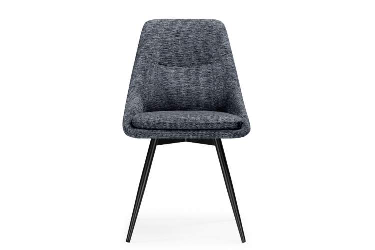 Стул на металлокаркасе Avian вращающийся темно-серый / черный-5